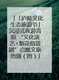 「庐陵文化生态旅游节」沉浸式夜游青原 “文化演艺+烟花情景剧”点燃文旅热潮（图）