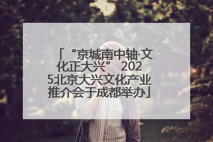 “京城南中轴·文化正大兴” 2025北京大兴文化产业推介会于成都举办