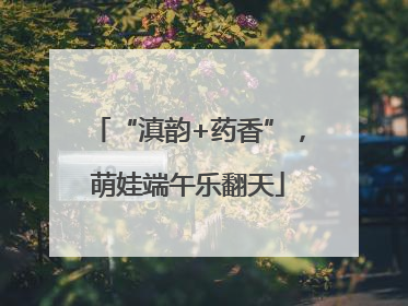 “滇韵+药香”，萌娃端午乐翻天