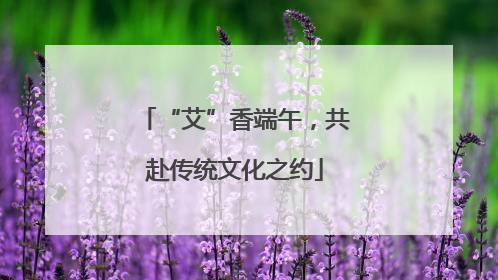 “艾”香端午，共赴传统文化之约