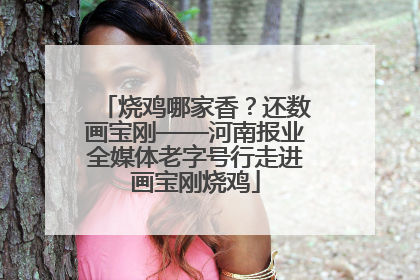 烧鸡哪家香？还数画宝刚——河南报业全媒体老字号行走进画宝刚烧鸡