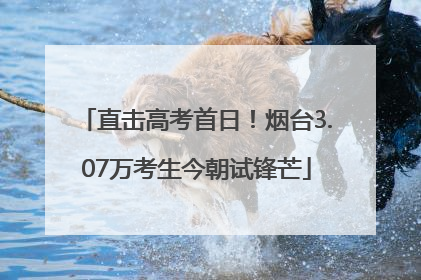 直击高考首日！烟台3.07万考生今朝试锋芒