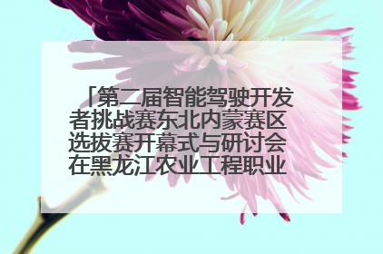 第二届智能驾驶开发者挑战赛东北内蒙赛区选拔赛开幕式与研讨会在黑龙江农业工程职业学院成功举行