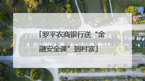 罗平农商银行送“金融安全课”到村寨