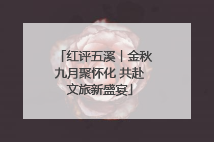 红评五溪丨金秋九月聚怀化 共赴文旅新盛宴