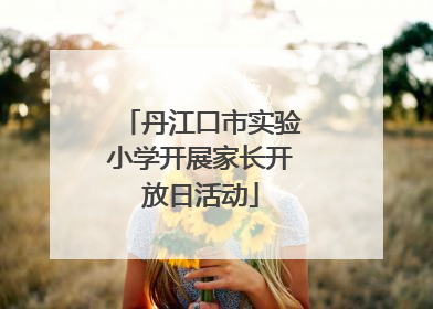 丹江口市实验小学开展家长开放日活动