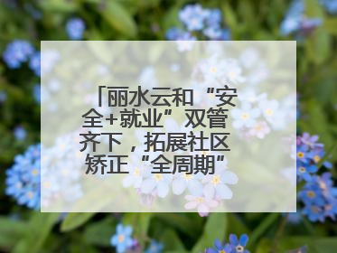 丽水云和“安全+就业”双管齐下，拓展社区矫正“全周期”管理新路径