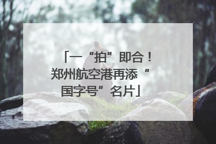 一“拍”即合！郑州航空港再添“国字号”名片