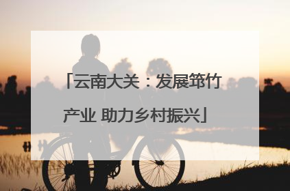 云南大关：发展筇竹产业 助力乡村振兴