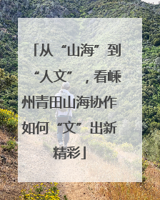 从“山海”到“人文”，看嵊州青田山海协作如何“文”出新精彩
