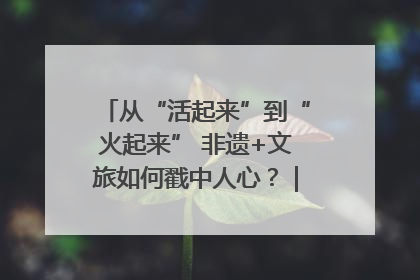 从“活起来”到“火起来” 非遗+文旅如何戳中人心？｜文旅融合看四川