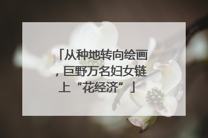 从种地转向绘画，巨野万名妇女链上“花经济”
