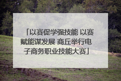 以赛促学强技能 以赛赋能谋发展 商丘举行电子商务职业技能大赛