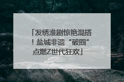 发绣淮剧惊艳混搭！盐城非遗“破圈”点燃Z世代狂欢