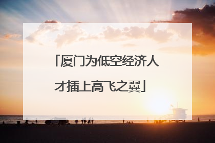 厦门为低空经济人才插上高飞之翼