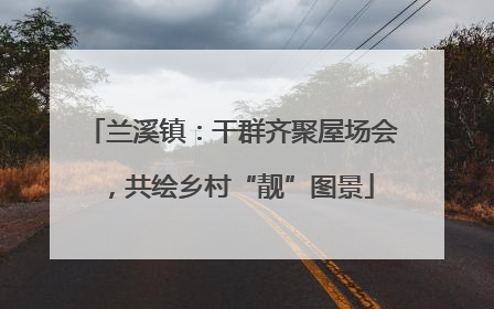 兰溪镇：干群齐聚屋场会，共绘乡村“靓”图景