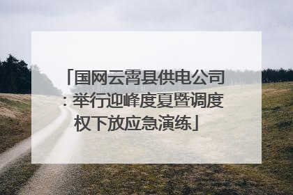 国网云霄县供电公司：举行迎峰度夏暨调度权下放应急演练