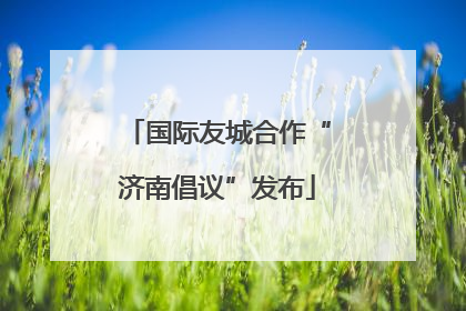 国际友城合作“济南倡议”发布