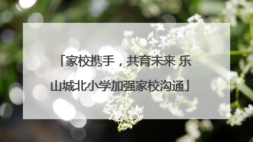 家校携手，共育未来 乐山城北小学加强家校沟通