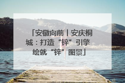 安徽向前丨安庆桐城：打造“锌”引擎 绘就“锌”图景