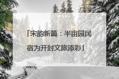 宋韵新篇：半亩园民宿为开封文旅添彩