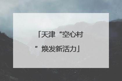 天津“空心村”焕发新活力