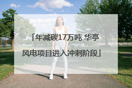 年减碳17万吨 华亭风电项目进入冲刺阶段