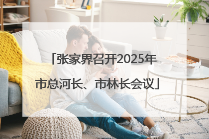 张家界召开2025年市总河长、市林长会议