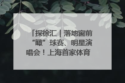 探徐汇｜落地窗前“瞰”球赛、明星演唱会！上海首家体育特色高端酒店亮相
