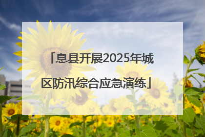 息县开展2025年城区防汛综合应急演练