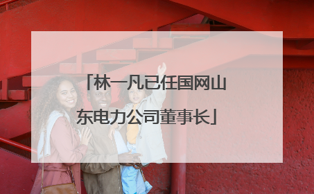 林一凡已任国网山东电力公司董事长
