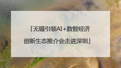 无锡引领AI+数智经济创新生态推介会走进深圳