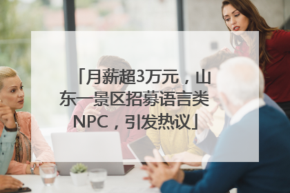 月薪超3万元，山东一景区招募语言类NPC，引发热议