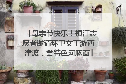 母亲节快乐！镇江志愿者邀请环卫女工游西津渡，尝特色河豚面