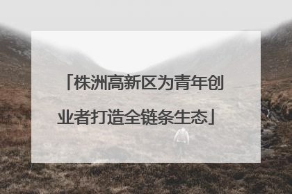 株洲高新区为青年创业者打造全链条生态