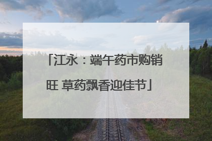 江永：端午药市购销旺 草药飘香迎佳节