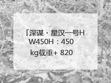 深谋・星汉一号HW450H：450kg载重+ 820km续航！定义低空运力新标准