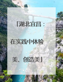 湖北宜昌：在实践中体验美、创造美