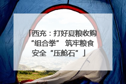 西充：打好夏粮收购“组合拳” 筑牢粮食安全“压舱石”