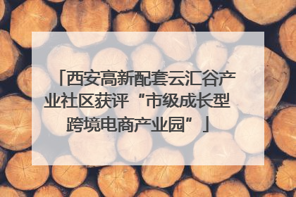 西安高新配套云汇谷产业社区获评“市级成长型跨境电商产业园”