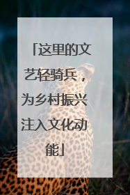 这里的文艺轻骑兵，为乡村振兴注入文化动能