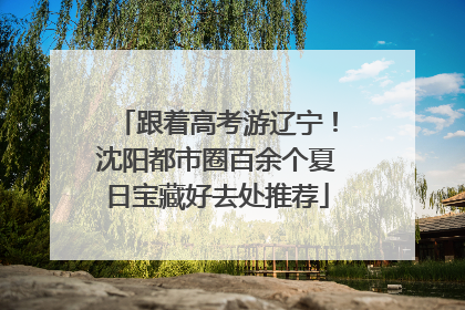 跟着高考游辽宁！沈阳都市圈百余个夏日宝藏好去处推荐
