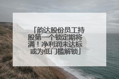 韵达股份员工持股第一个锁定期将满！净利润未达标或为低门槛解锁
