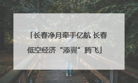 长春净月牵手亿航 长春低空经济“添翼”腾飞