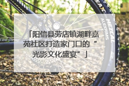 阳信县劳店镇湖畔嘉苑社区打造家门口的“光影文化盛宴”