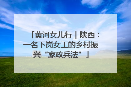 黄河女儿行｜陕西：一名下岗女工的乡村振兴“家政兵法”