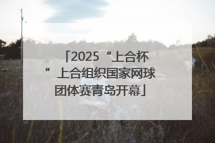 2025“上合杯”上合组织国家网球团体赛青岛开幕