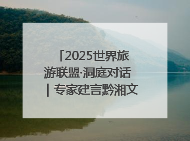 2025世界旅游联盟·洞庭对话｜专家建言黔湘文旅协同发展：聚焦产品稀缺性 深化区域经验共享