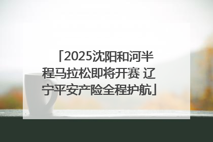 2025沈阳和河半程马拉松即将开赛 辽宁平安产险全程护航