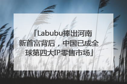 Labubu捧出河南新首富背后，中国已成全球第四大IP零售市场